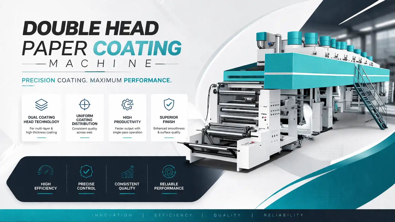 Double Head Paper Coating Machine Feature Image