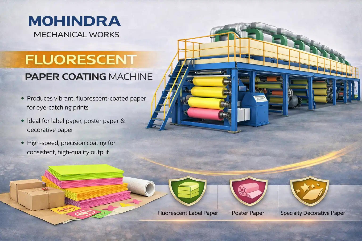 Fluorescent Paper Coating Machine Feature Image