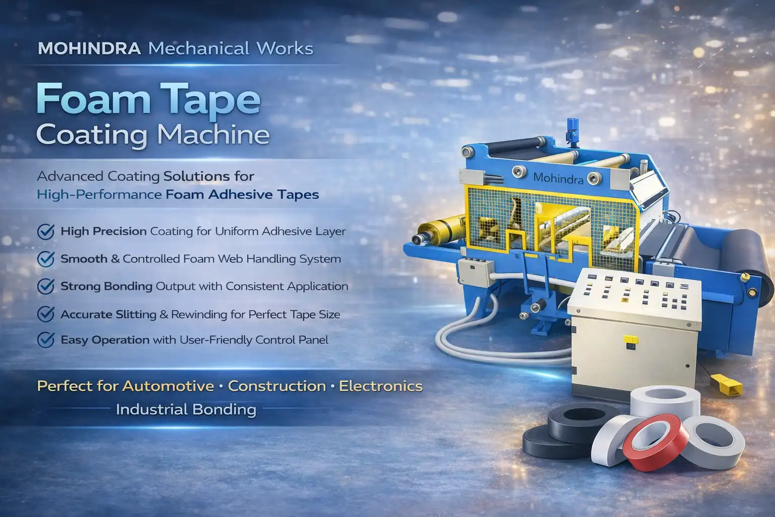 Foam Tape Coating Machine Feature Image