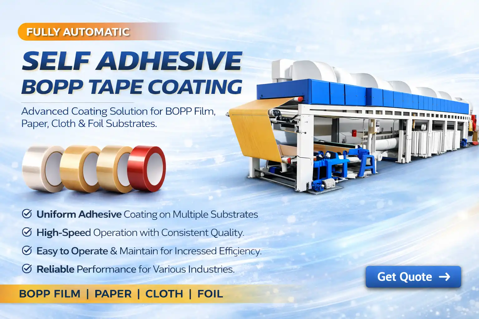 Fully Automatic Self Adhesive Feature Image