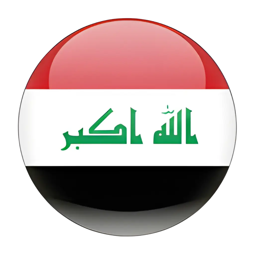 Iraq flag Middle East