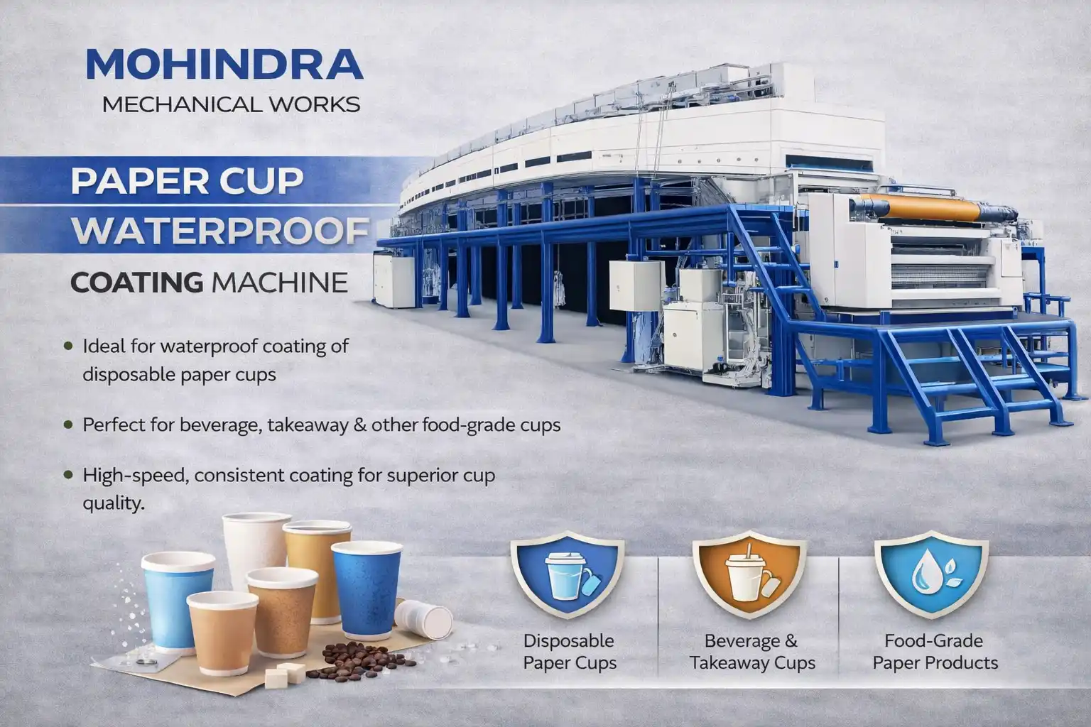 Paper Cup Waterproof Coating Machine Feature Image