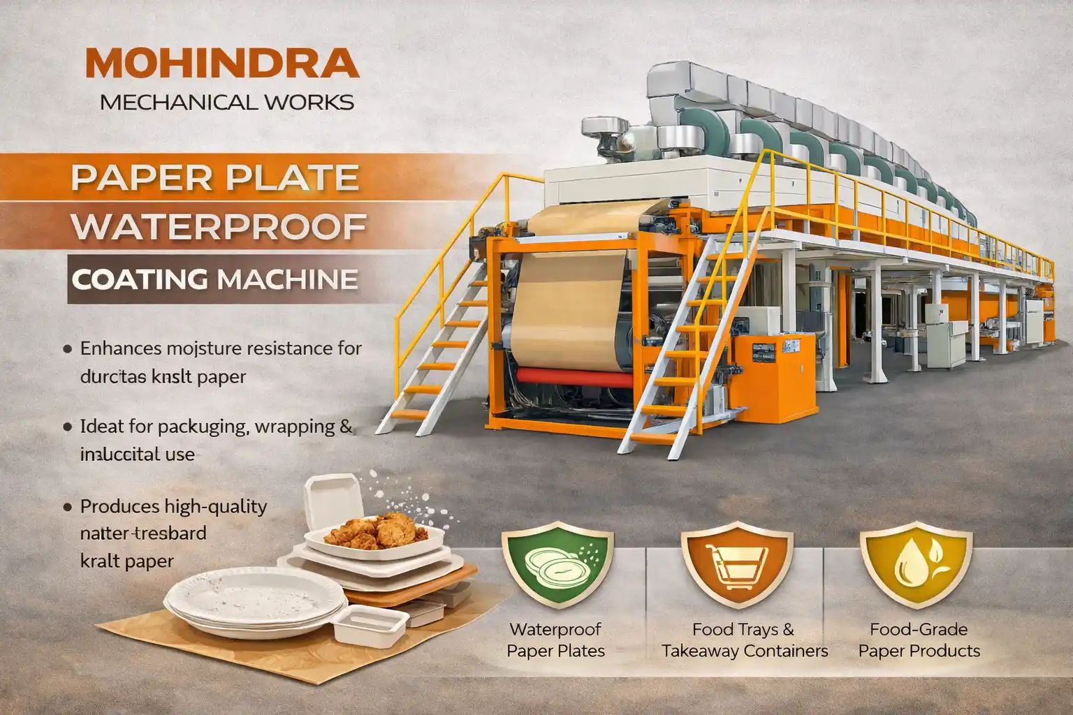 Paper Plate Waterproof Coating Machine Feature Image