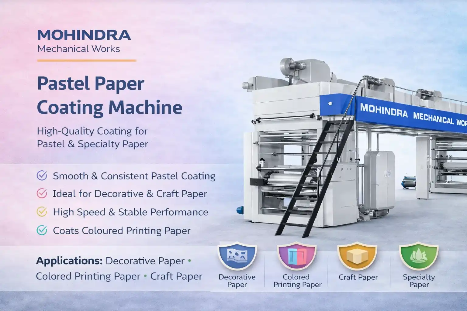 Pastel Paper Coating Machine Feature Image