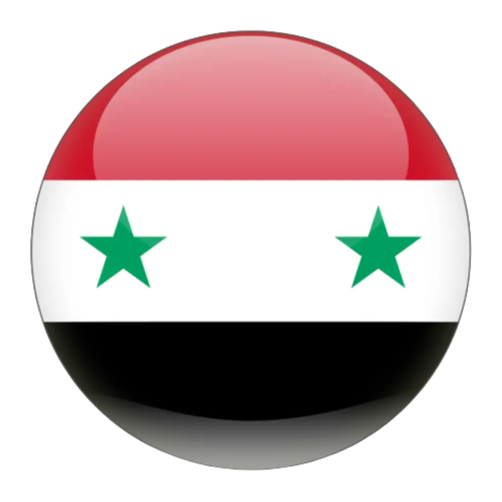 Syria flag Middle East
