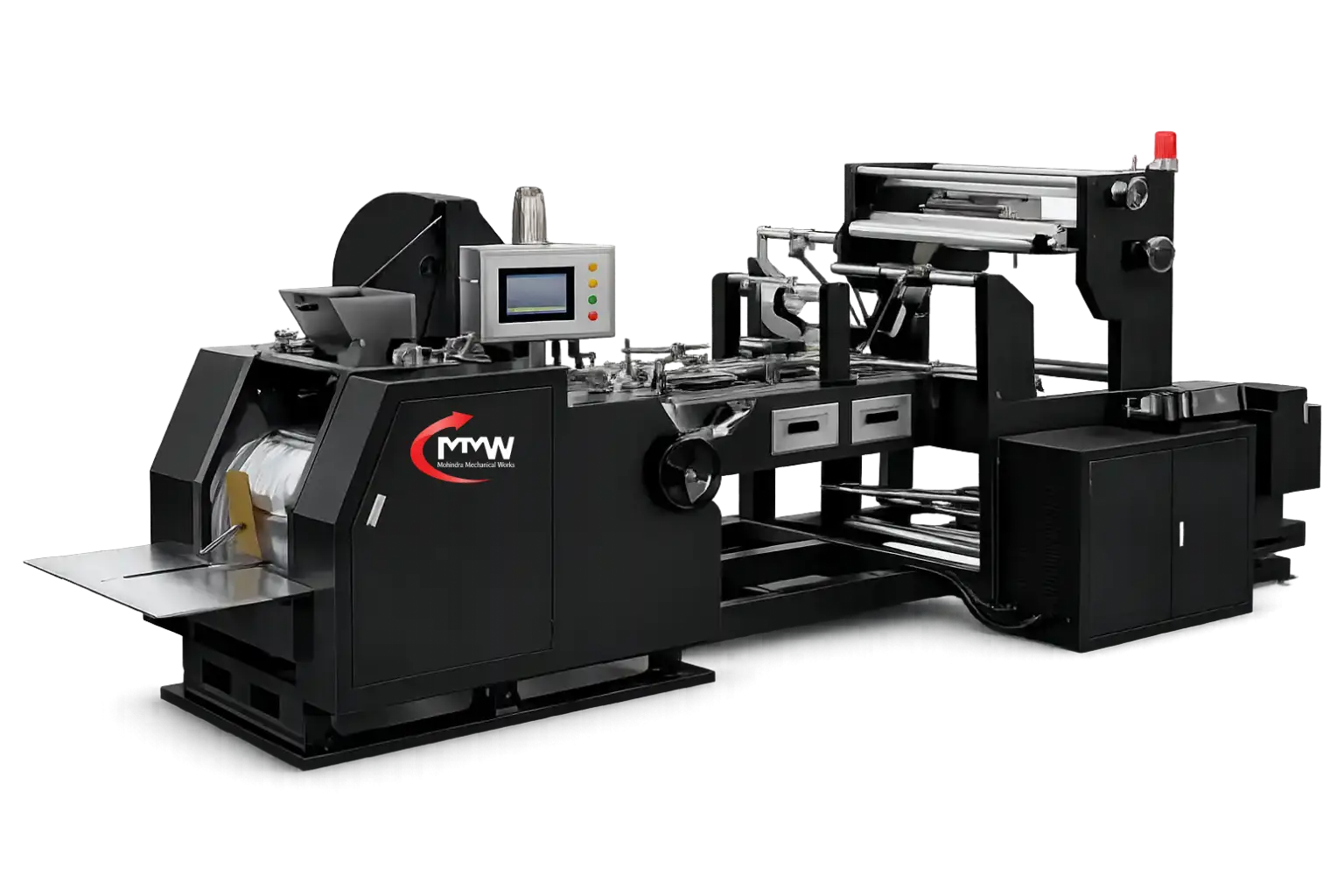 Kirana paper bag making machine with printing unit