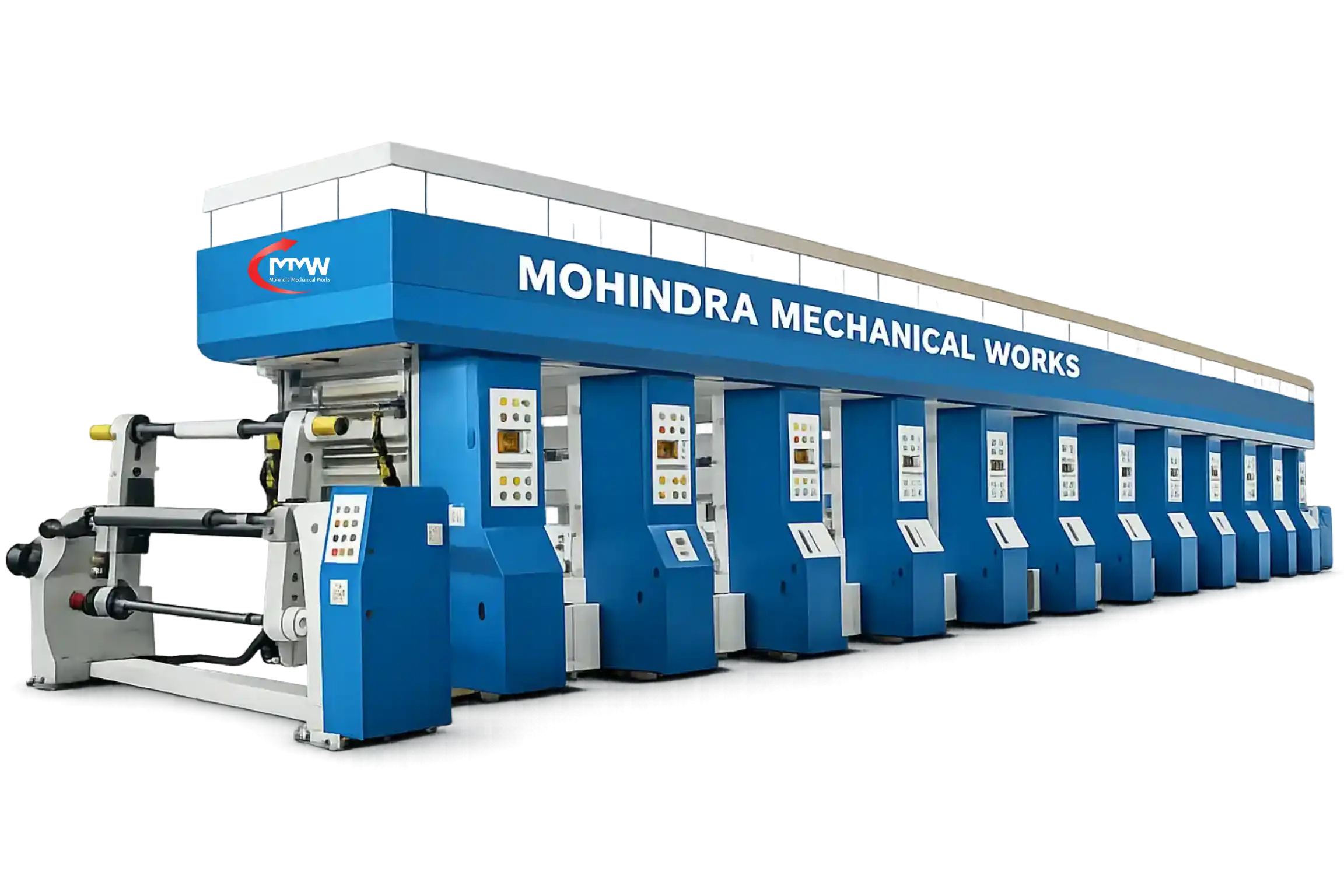 MLS rotogravure printing machine for flexible packaging and multi color printing