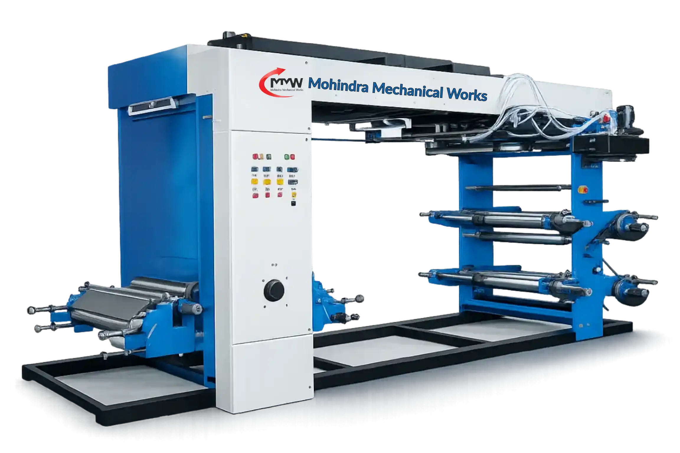 Non woven bag printing machine for flexographic roll to roll printing