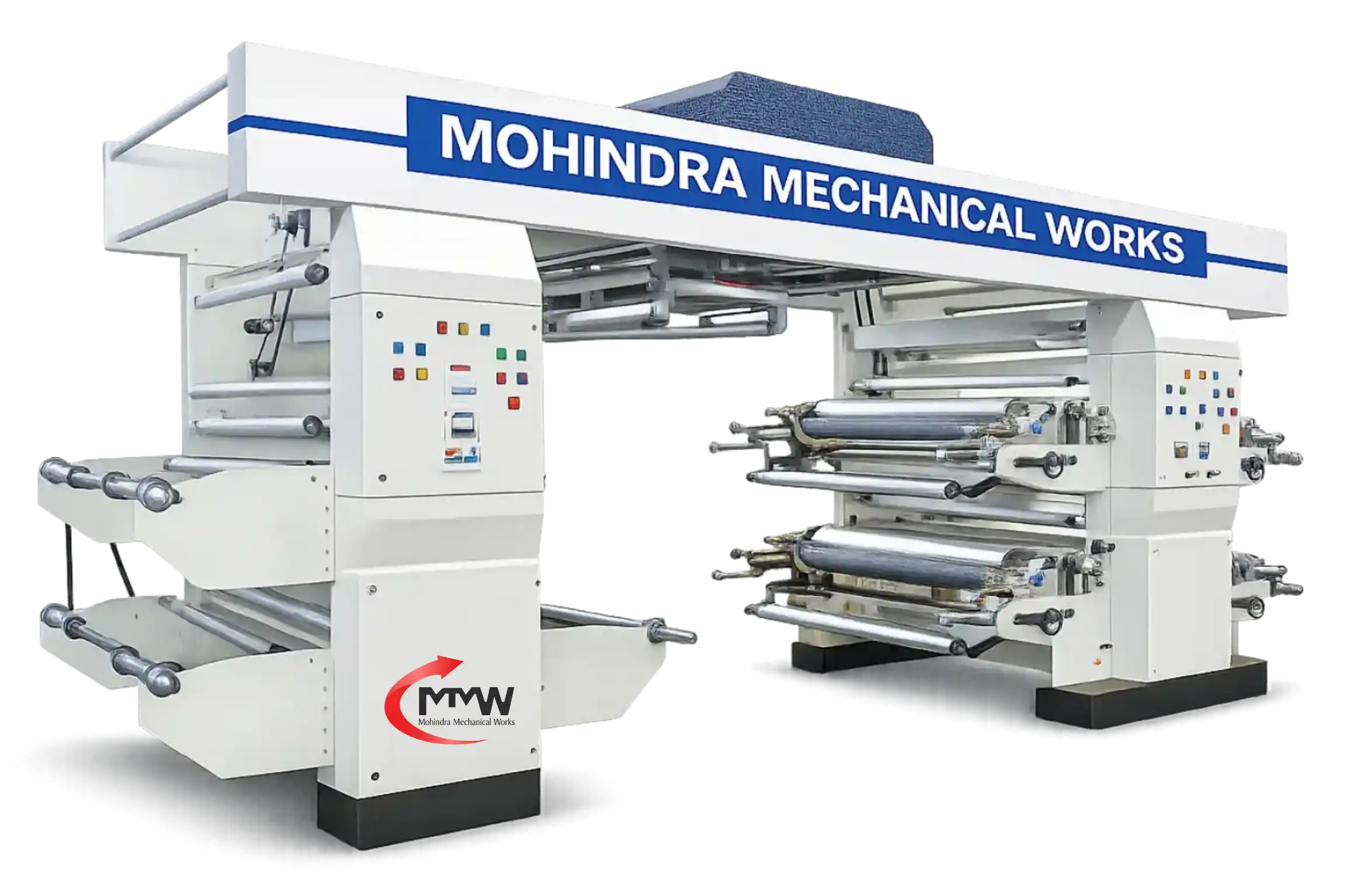 Paper foot mat printing machine for roll to roll industrial printing