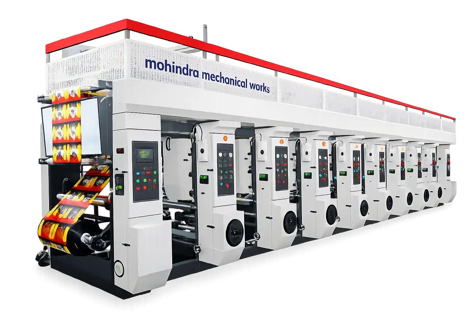 Pharmaceutical foil printing machine for blister and alu alu foil printing
