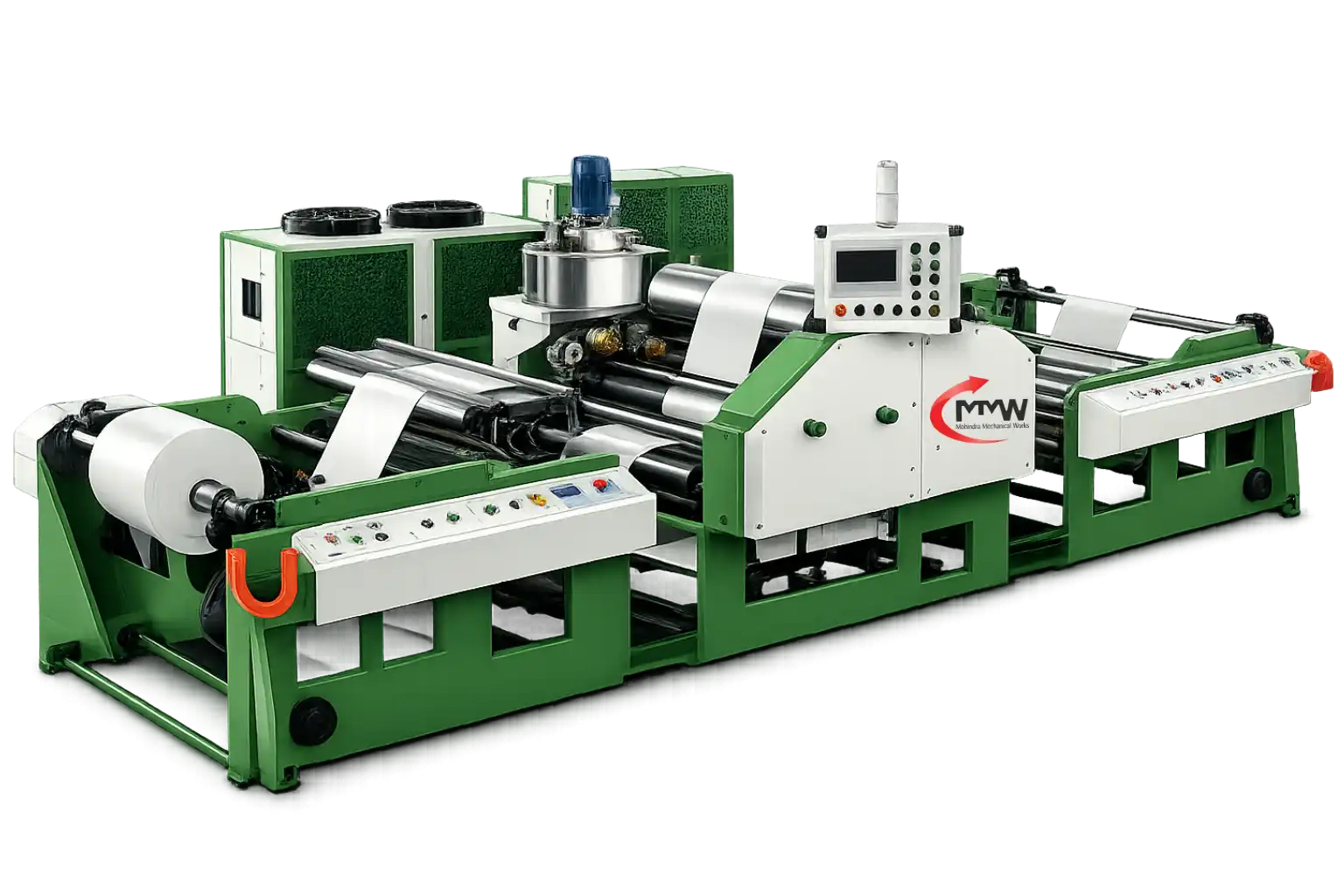 Wax coating machine for paper and packaging waterproof coating