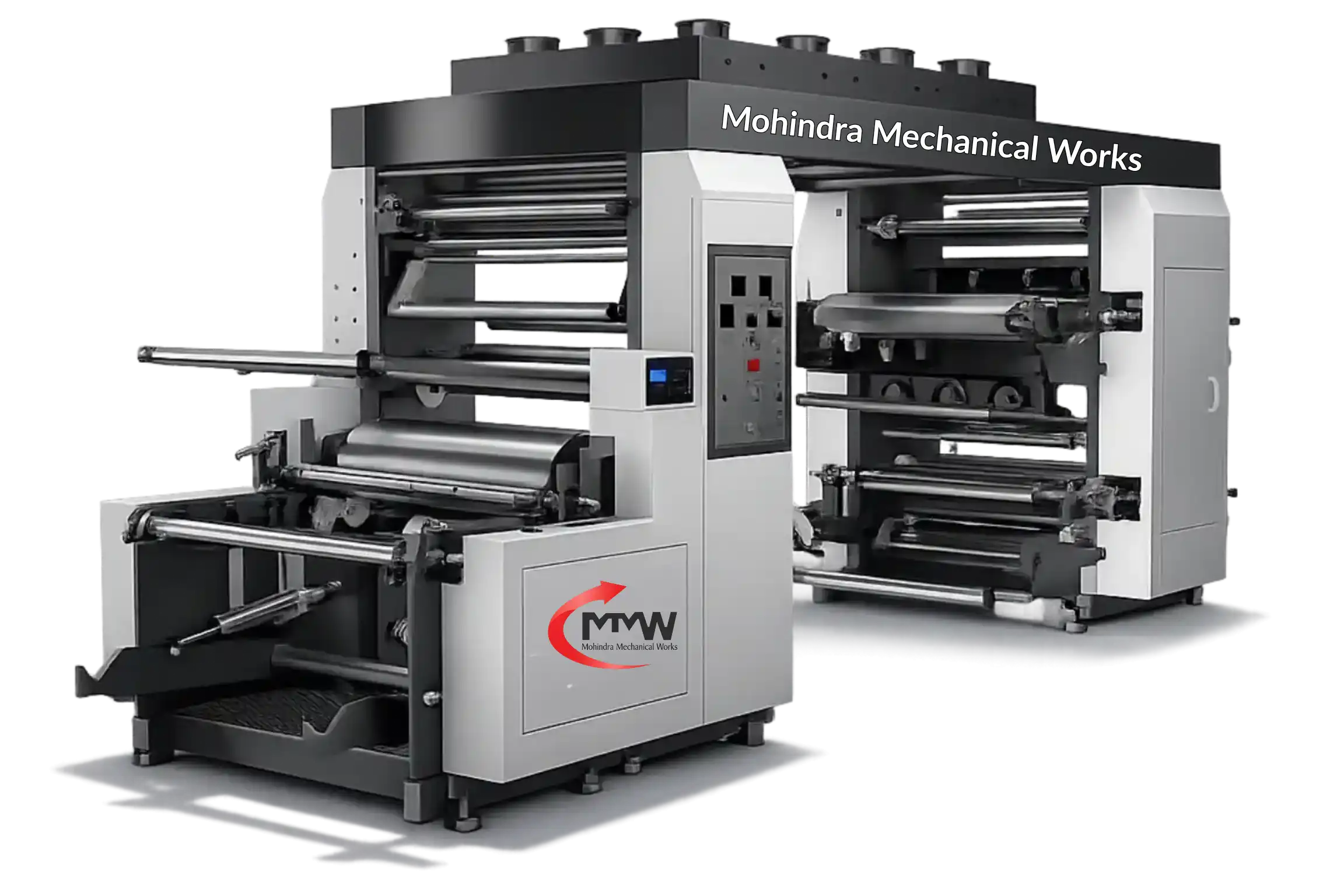 Woven bag printing machine for high speed industrial flexo printing