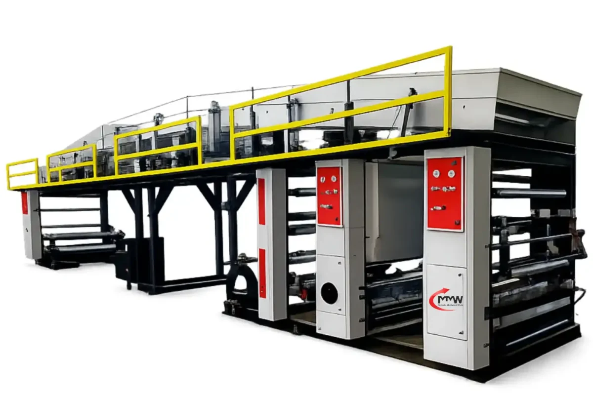 BOPP tape coating machine with hot air drying system for uniform adhesive coating