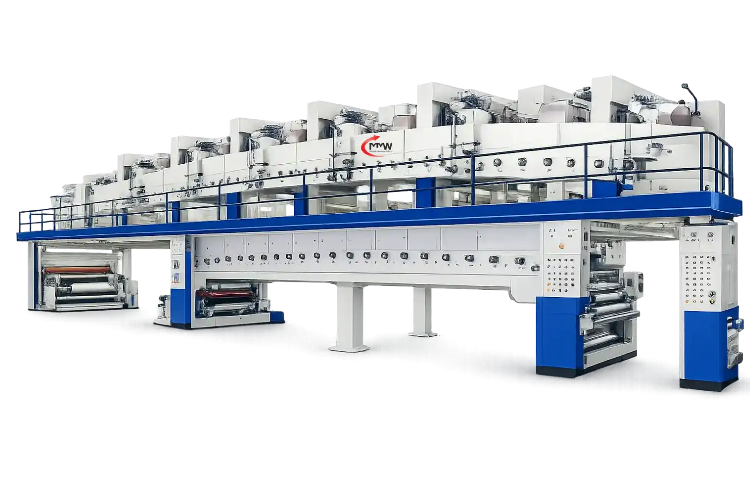 Both side colour paper coating machine for double side coating