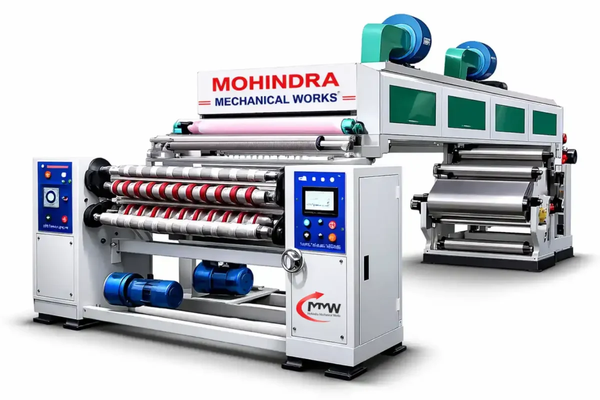 Brown tape coating machine with precision rollers for adhesive application