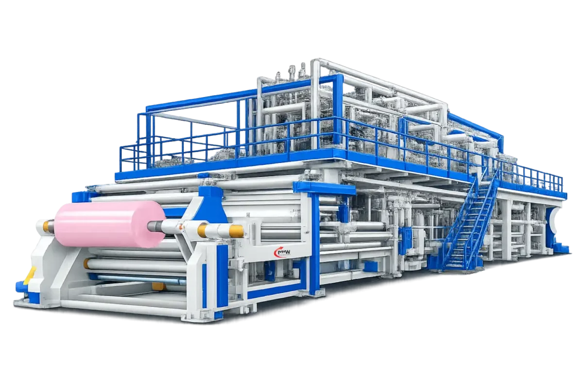 Carbonless Coating Machine In Blue