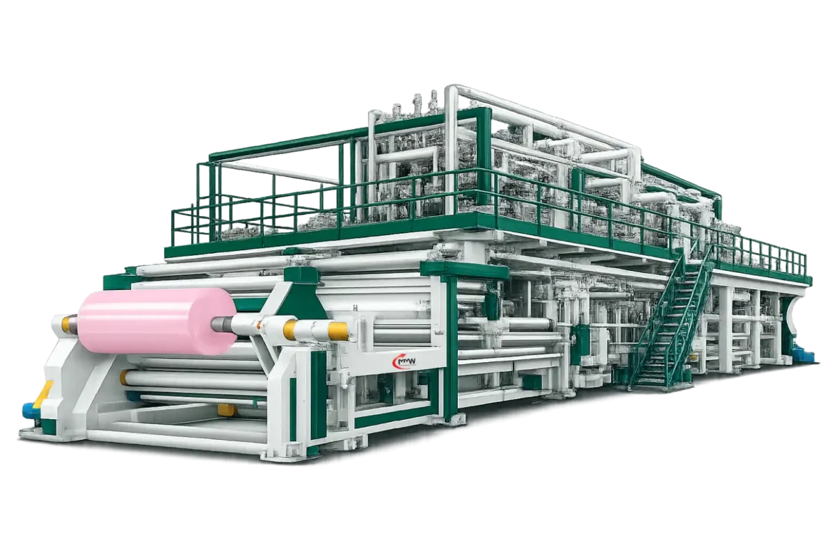 Carbonless Coating Machine In Green