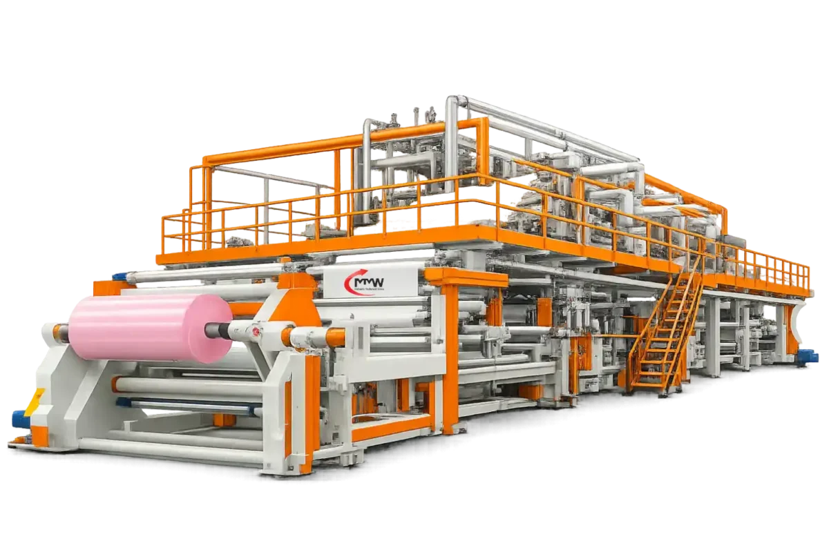 Carbonless paper coating machine for NCR paper production