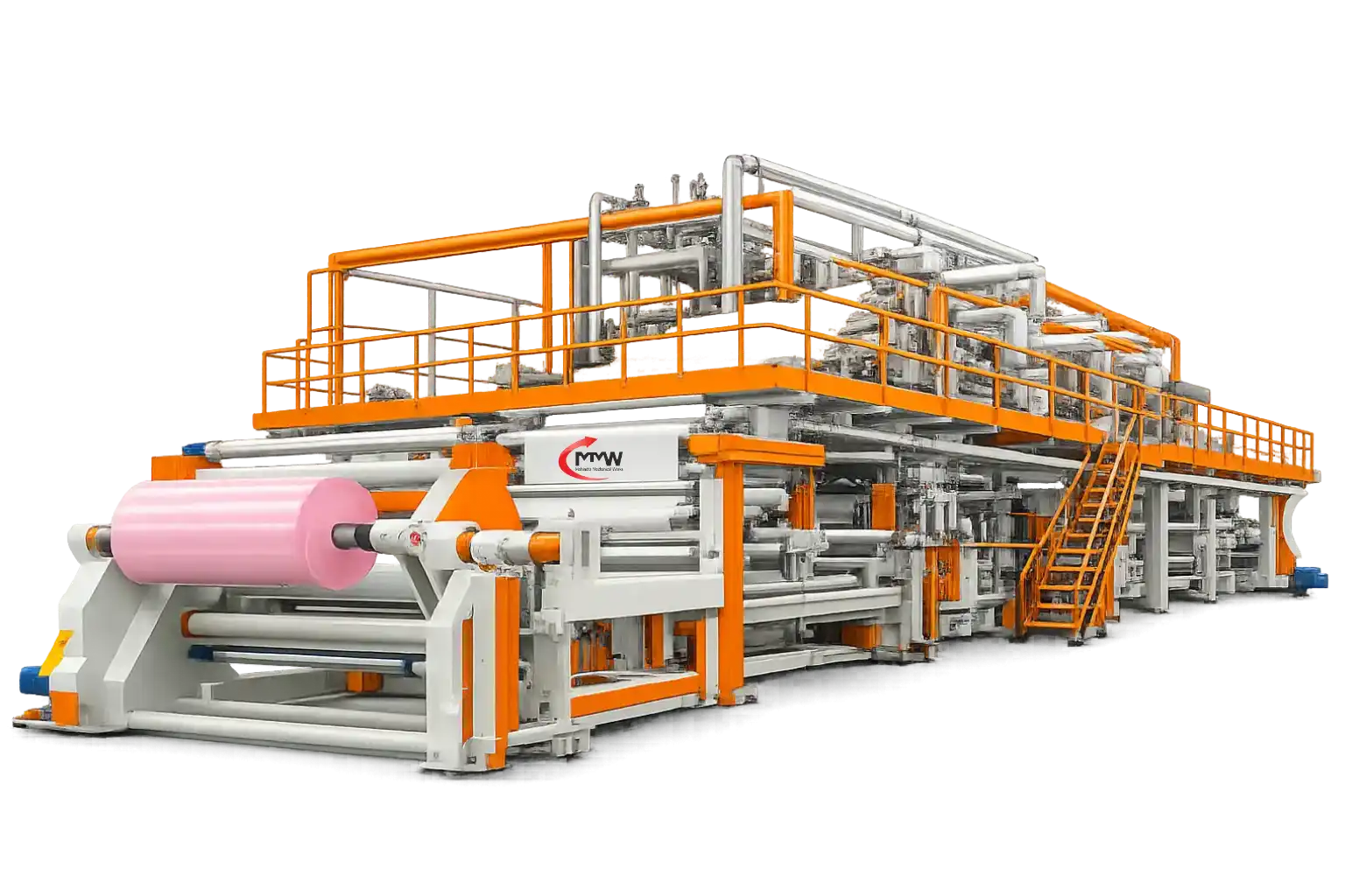 Carbonless paper coating machine for NCR paper production