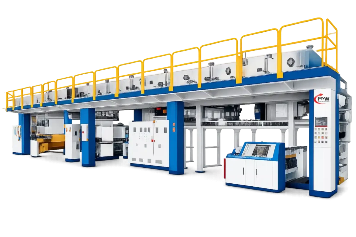 China clay paper coating machine high speed industrial coating line for coated paper production
