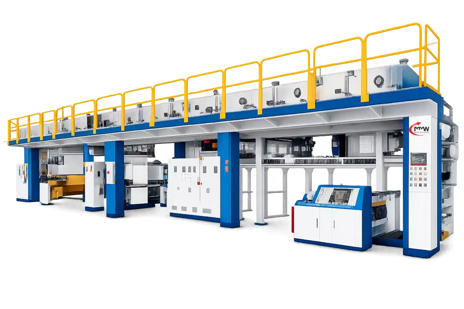 China clay paper coating machine high speed industrial coating line for coated paper production