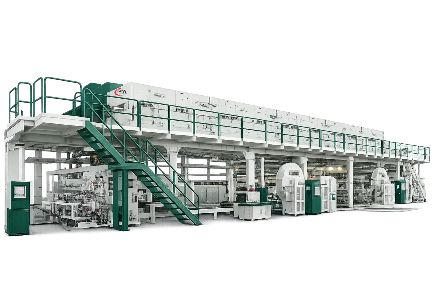 Double side silicone coating machine for release paper high speed industrial coating line