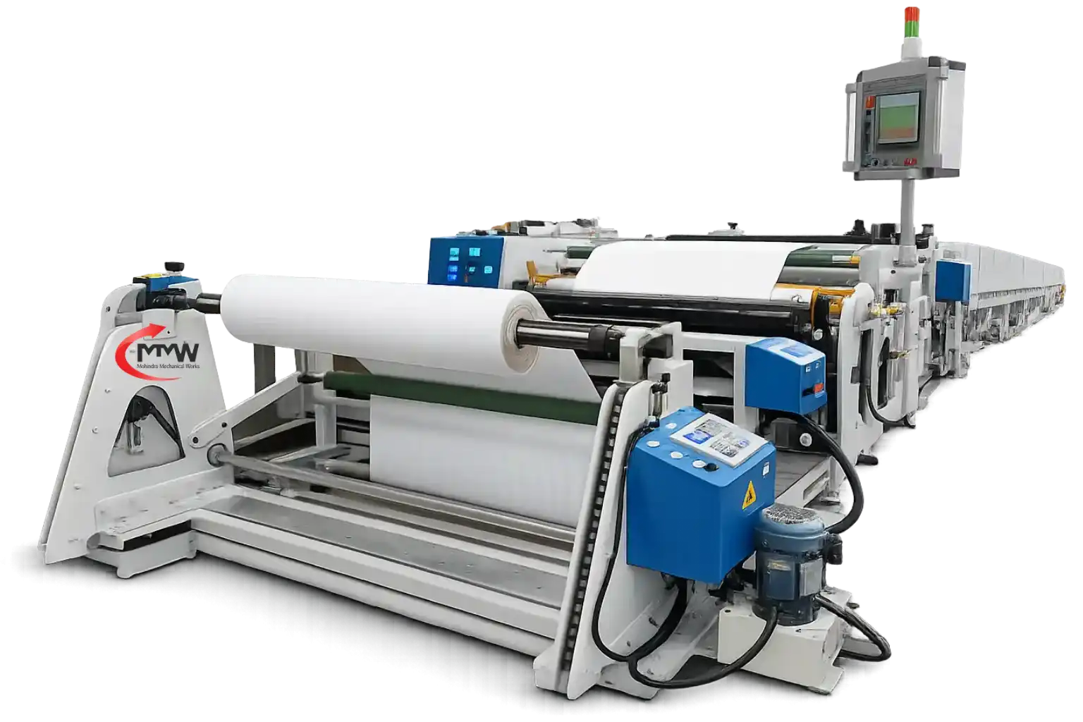 Double side paper coating machine industrial roll to roll coating system