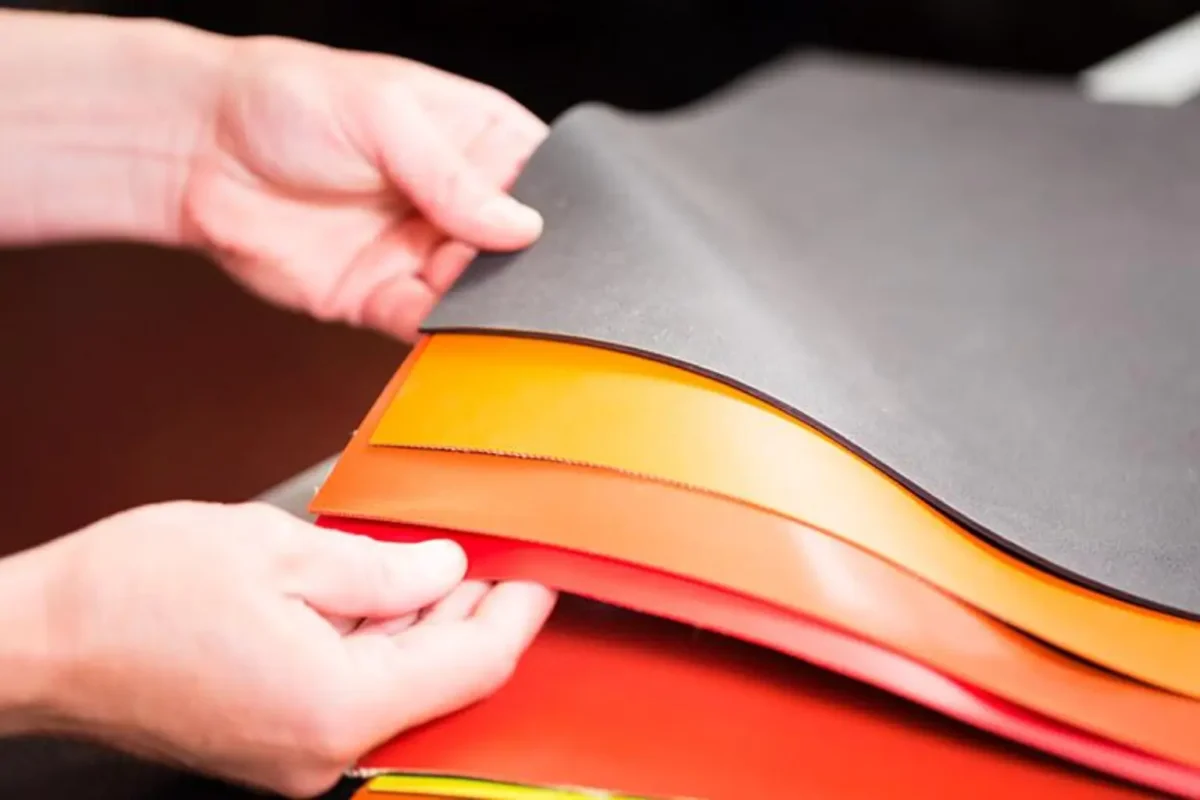 Fabric & PVC Film sample