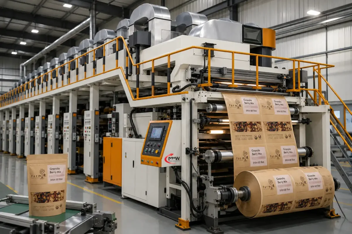 Flexible Registered Metalized Film Machine sample