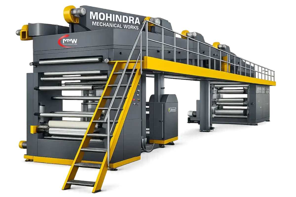 Fluorescent paper coating machine for high brightness paper and specialty printing applications