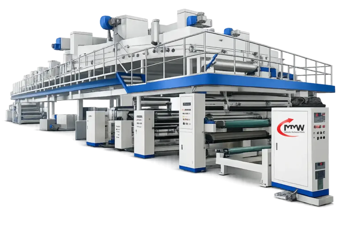 Food grade water resistant paper coating machine for paper cup and packaging material with uniform coating system