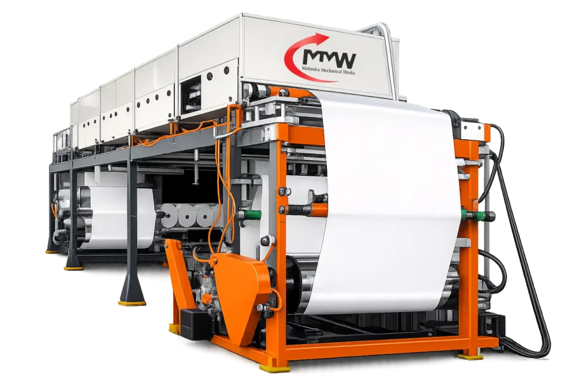 Glossy Photo Paper machine in orange