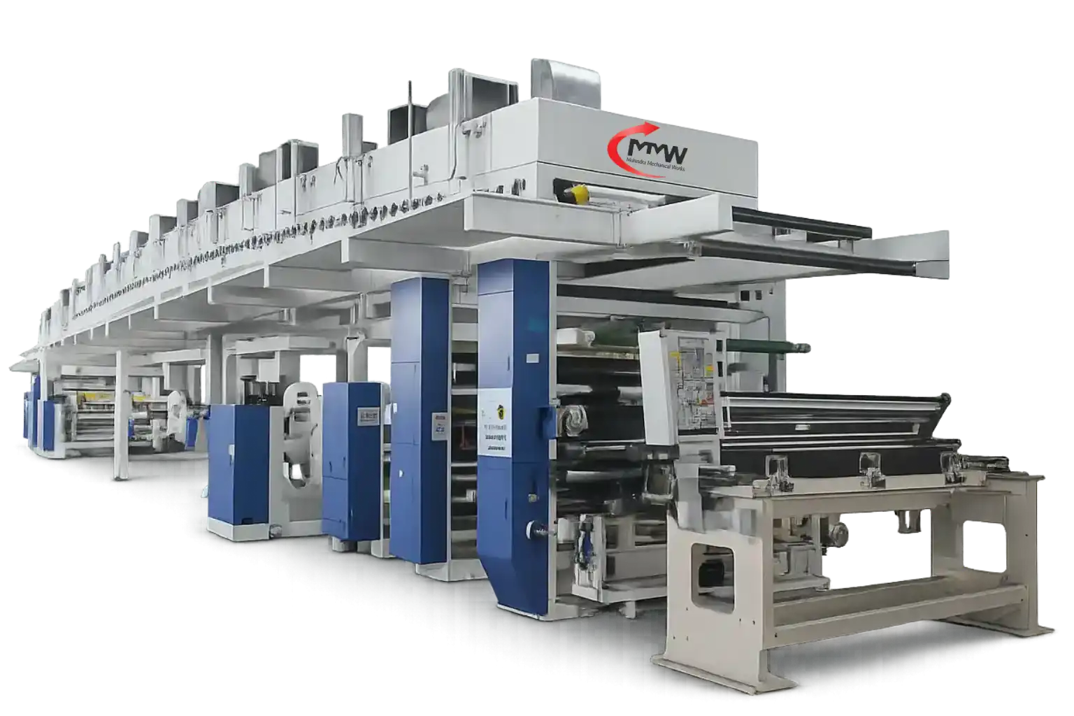 High temperature coating machine industrial roll to roll drying system