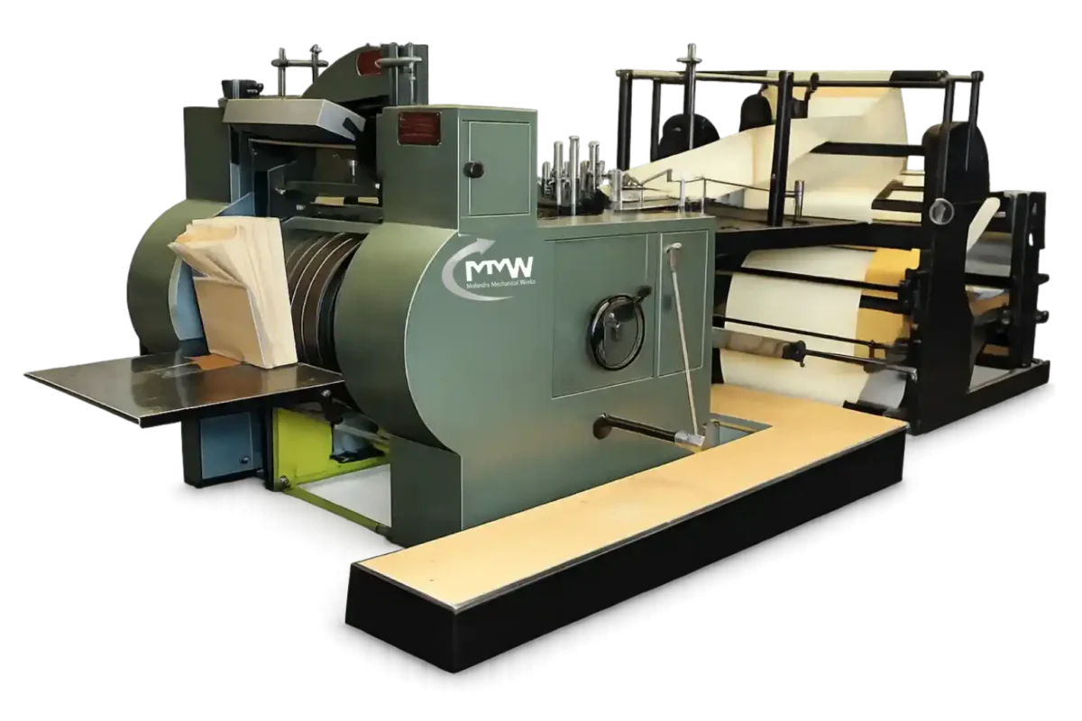 Khaki paper bag making machine for kraft grocery bags
