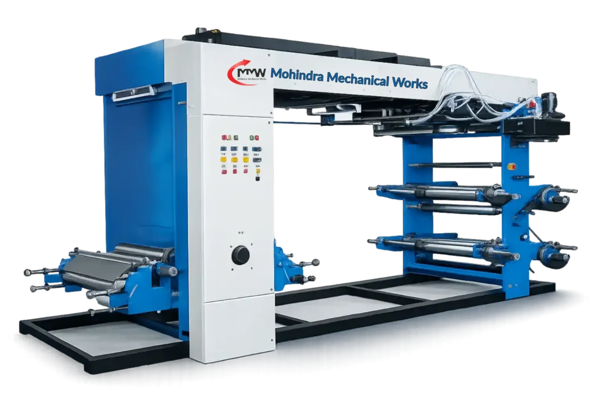 Non woven bag printing machine for flexographic roll to roll printing