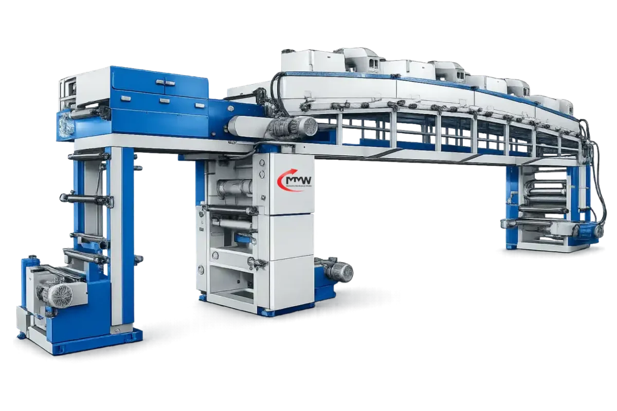 Paper tape coating machine for adhesive tape manufacturing with roll to roll coating system