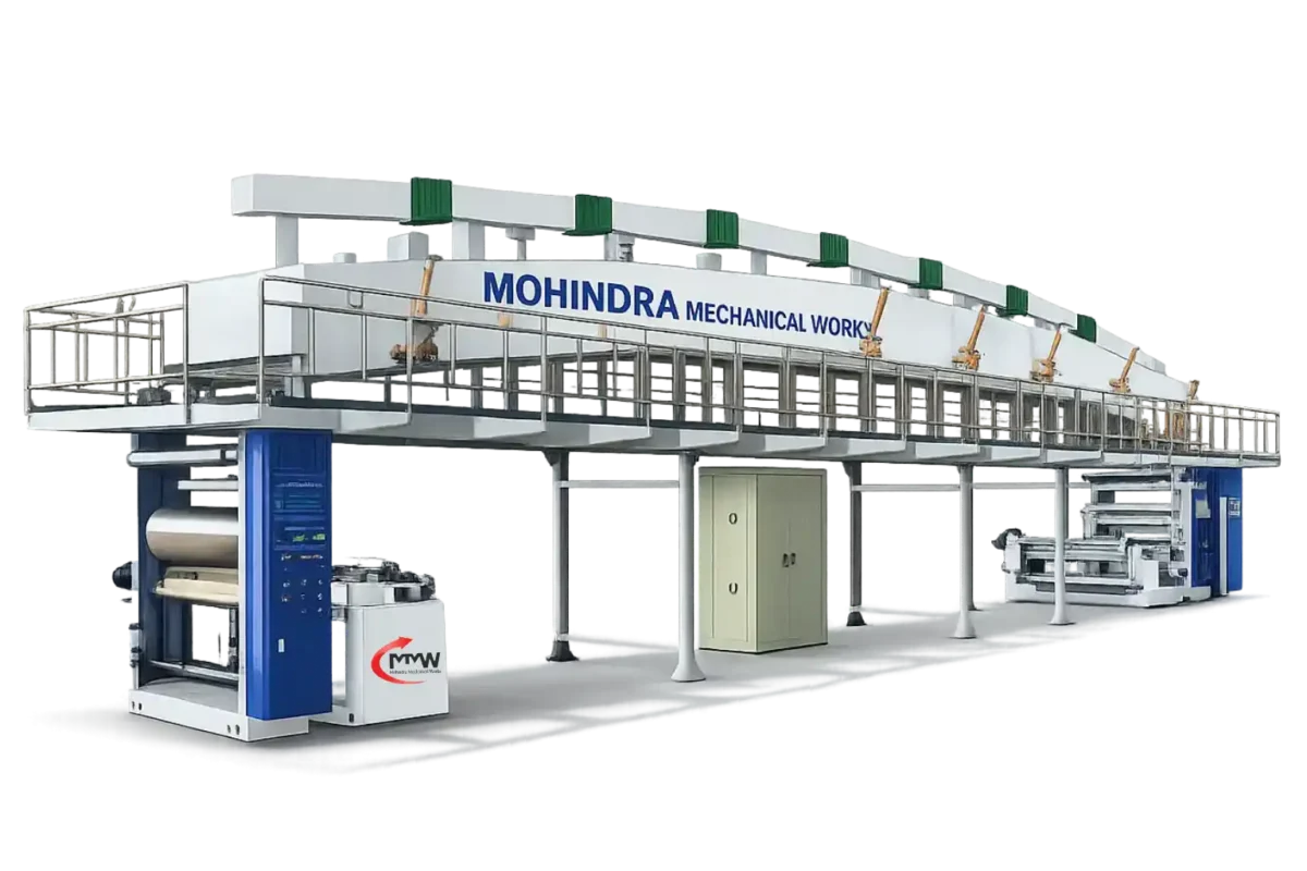 VMCH coating machine for paper and film with high precision coating and industrial drying system