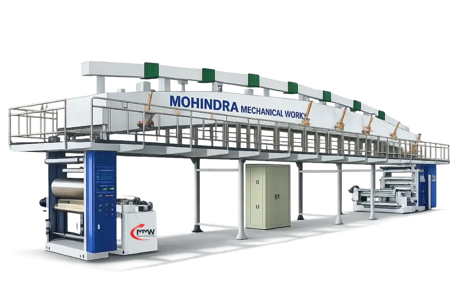 VMCH coating machine for paper and film with high precision coating and industrial drying system