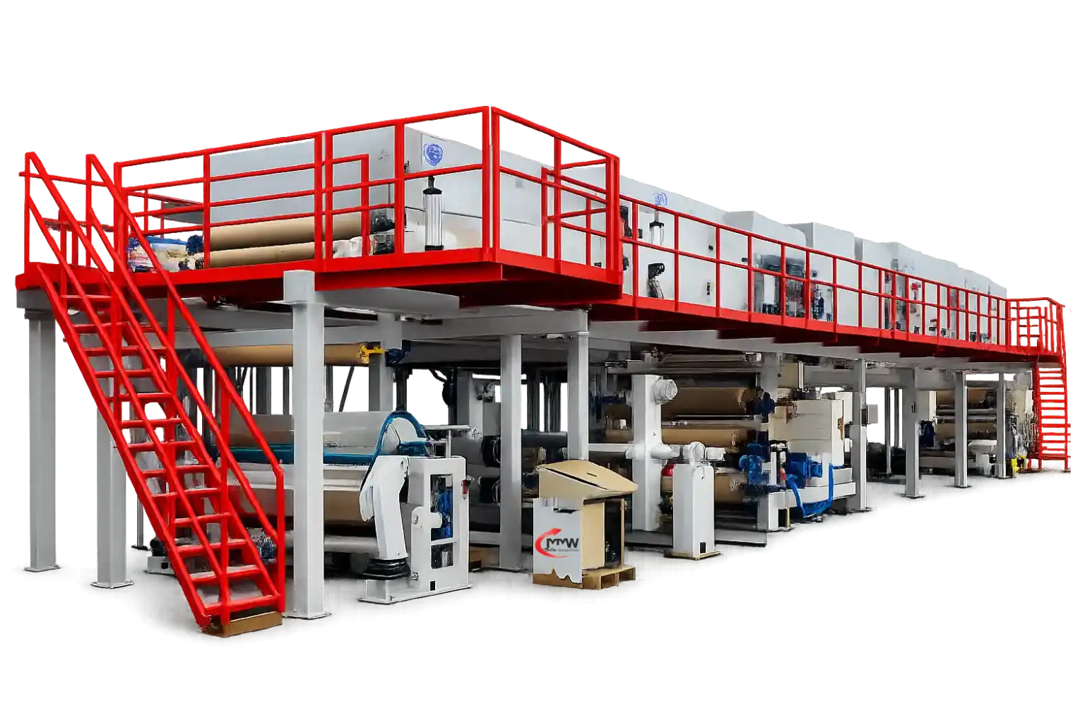Water resistant paper coating machine for moisture barrier coating