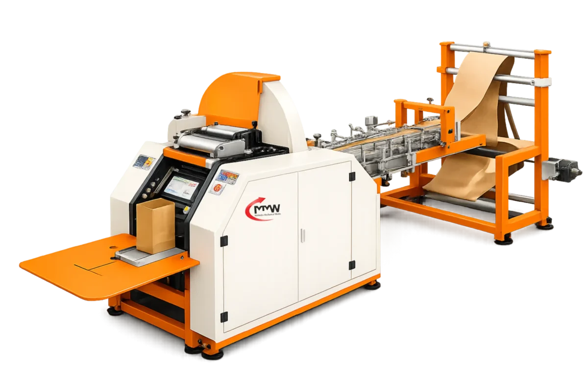 Paper Handle Gumming Machine