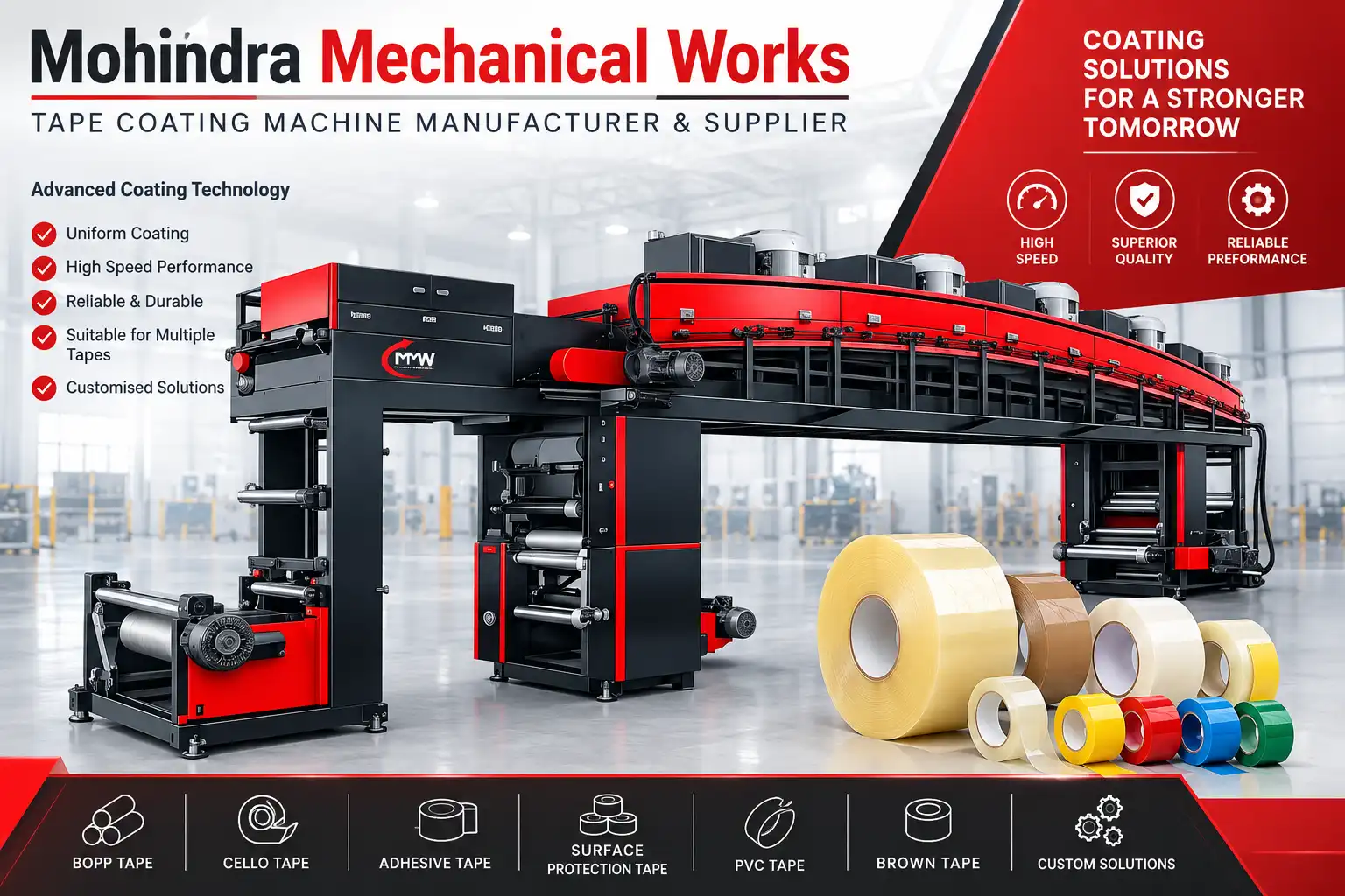 Tape Coating Machine Manufacturer & Supplier